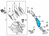 OEM 2021 Toyota Mirai Air Tube Diagram - 17890-77010