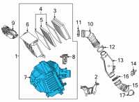 OEM Toyota Mirai Air Cleaner Body Diagram - 17710-77070