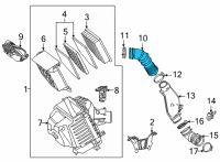 OEM 2021 Toyota Mirai Air Hose Diagram - 17880-77030