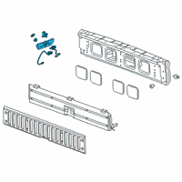 OEM 2019 GMC Sierra 1500 Handle Diagram - 84758068