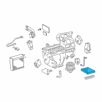 OEM Toyota Filter Diagram - 88568-02020