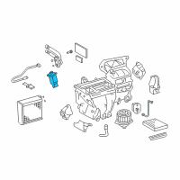 OEM Toyota Matrix Expansion Valve Diagram - 88515-02110