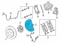 OEM 2019 Chrysler Pacifica Shield-Splash Diagram - 68223511AB