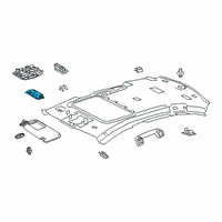 OEM 2022 Lexus ES300h Lamp Assy, Spot Diagram - 81360-33100-C0