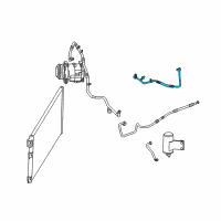 OEM 2004 Dodge Viper Line-A/C Discharge Diagram - 5264927AC