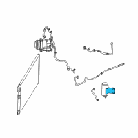 OEM 2003 Dodge Viper ACCUMULAT-Air Conditioning Diagram - 5264990AC