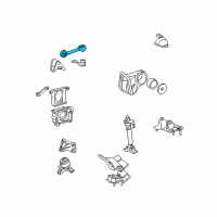 OEM 2002 Toyota Camry Mount Diagram - 12363-0A020