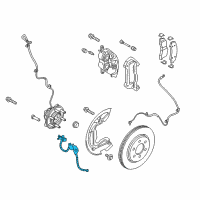 OEM 2015 Ford F-150 Brake Hose Diagram - JL3Z-2078-A