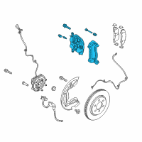 OEM 2020 Ford F-150 Caliper Diagram - FL3Z-2B121-C