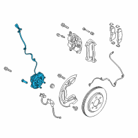 OEM 2017 Ford F-150 Wheel Bearing Diagram - JL3Z1104L