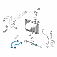 OEM 2012 Honda Civic Hose (210MM) (ATf) (Toukai) Diagram - 25212-RAA-007