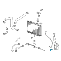 OEM 2012 Honda Odyssey Tube B, Reserve Tank Diagram - 19104-RV0-A00