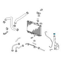 OEM 2017 Acura ILX Cap, Reservoir Tank Diagram - 19102-RV0-A00