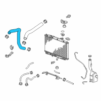 OEM 2013 Honda Odyssey Hose, Water (Lower) Diagram - 19502-RV0-A00