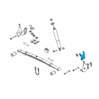 OEM 2002 Ford E-250 Econoline Spring Assembly Shackle Diagram - EOTZ-5776-A