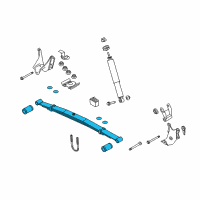 OEM Ford E-350 Super Duty Leaf Spring Diagram - 8C2Z-5560-SB