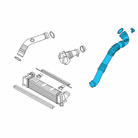 OEM 2015 BMW 428i xDrive Gran Coupe Charge-Air Duct Diagram - 13-71-8-608-735