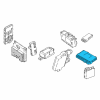 OEM 2019 BMW X4 Seat Module Diagram - 61-35-9-483-828
