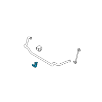 OEM 2004 BMW 330i Stabilizer Support Diagram - 31-35-6-754-336