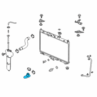 OEM Honda Clarity Hose, Water (Lower) Diagram - 19502-5WJ-A00