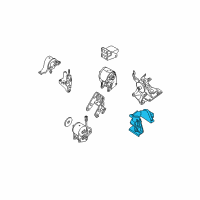OEM 2004 Nissan Maxima Engine Mounting Support, Left Diagram - 11253-7Y110