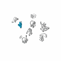 OEM 2004 Nissan Quest Engine Mounting Bracket Diagram - 11231-7Y100