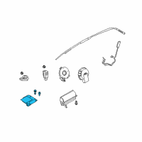 OEM 2006 Infiniti FX45 Sensor-Side Air Bag Center Diagram - K8820-CG71B