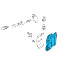 OEM Nissan Frontier Engine Control Module Diagram - 23710-ZP03A