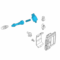 OEM 2008 Nissan Frontier Ignition Coil Assembly Diagram - 22448-EA000