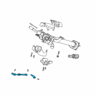 OEM 2000 Dodge Durango Shaft-Intermediate Diagram - 55351199AF