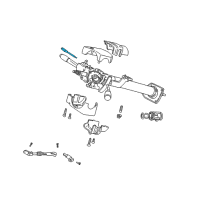 OEM 2002 Chrysler Prowler Lever-Tilt Column Release Diagram - 4470103