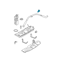 OEM Oldsmobile Filler Pipe Diagram - 15191596