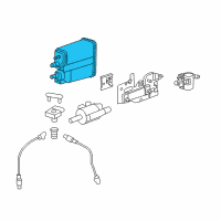 OEM 2012 GMC Sierra 3500 HD Vapor Canister Diagram - 25937605