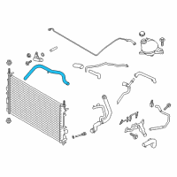 OEM 2019 Ford Transit-350 HD Upper Hose Diagram - CK4Z-8260-F