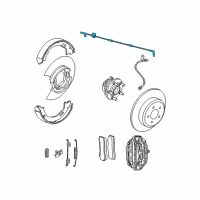 OEM 2005 Chrysler 300 Sensor-Anti-Lock Brakes Diagram - 4779457AB