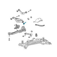 OEM 2012 Ford Fusion Adjust Bolt Diagram - 9E5Z-5K751-A