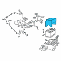 OEM Jeep Shield-Battery Diagram - 68494324AA