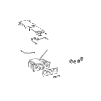 OEM 2000 Toyota Avalon Bulb Diagram - 90010-05117