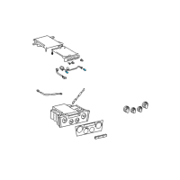 OEM 2001 Toyota Avalon Bulb Diagram - 90010-05132