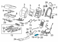 OEM Chevrolet Bolt EUV Switch Panel Diagram - 84167865