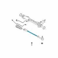 OEM 2005 Ford Mustang Inner Tie Rod Diagram - 9R3Z-3280-B