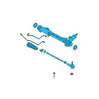 OEM 2008 Ford Mustang Gear Assembly Diagram - 9R3Z-3504-CRM