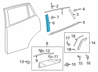 OEM Toyota Corolla Cross Applique Diagram - 75761-0A040