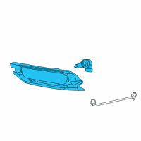 OEM Mercury Fog Lamp Assembly Diagram - 8W3Z-15200-B