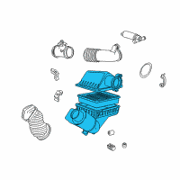 OEM 1998 BMW 740i Intake Silencer Diagram - 13-71-1-436-613