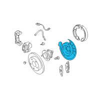 OEM Saturn Vue Shield Diagram - 20933372