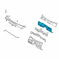 OEM 2021 Kia Stinger Panel Complete-Dash Diagram - 64300J5000