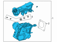 OEM 2020 Ford Escape BOOSTER ASY - BRAKE Diagram - LX6Z-2005-R