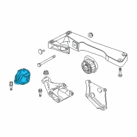 OEM 2016 BMW X3 Engine Mount Left Diagram - 22-11-6-868-489