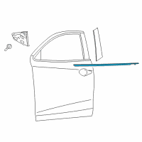 OEM Scion Belt Molding Diagram - 75720-WB002